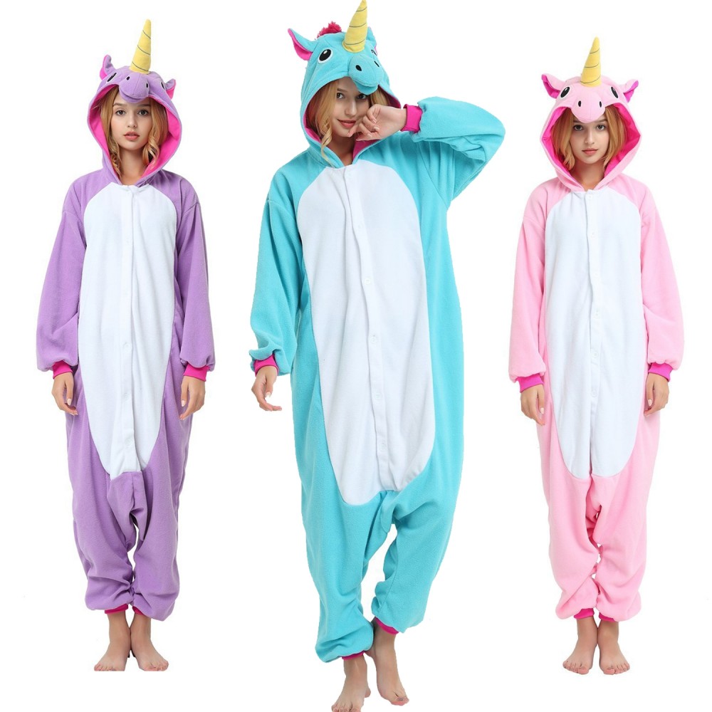 Unicorn Onesie Unisex Women & Men Animal Kigurumi Pajama Online Sale