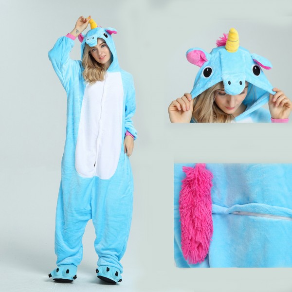Blue Unicorn Onesie, Blue Unicorn Pajamas For Adult Buy Now