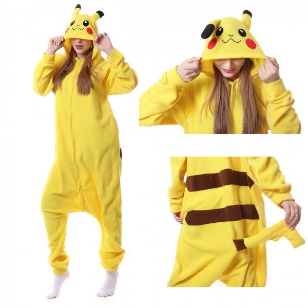 Kigurumi Pikachu Pyjamas Déguisement Pyjamas Animal Unisexe pour