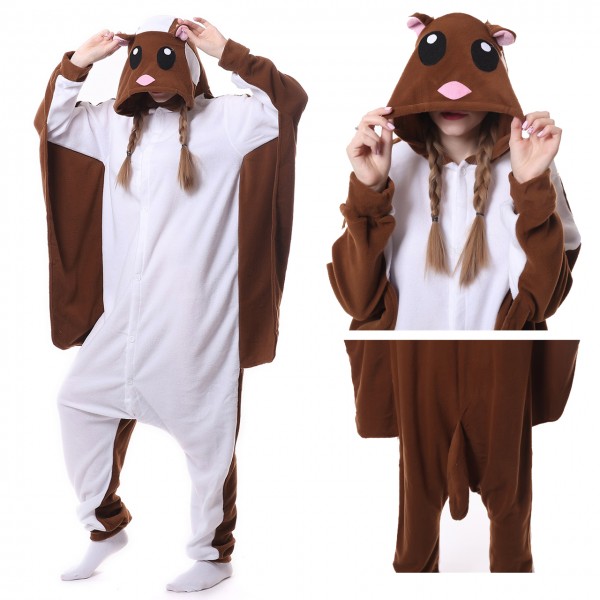 Flying Squirrel Onesie, Flying Squirrel Pajamas For Women & Men Online Sale